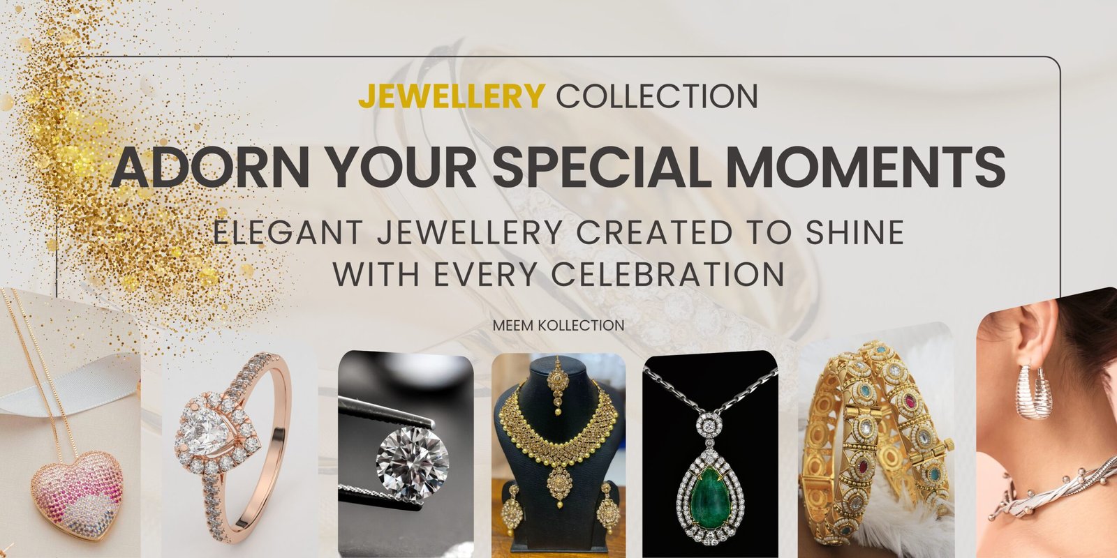 jewellery banner collection