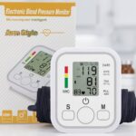 Title: Digital Blood Pressure Monitor | Upper Arm Automatic BP Machine with Large LCD Display, Memory Storage & Voice Function
