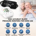 Title: Digital Blood Pressure Monitor | Upper Arm Automatic BP Machine with Large LCD Display, Memory Storage & Voice Function - Image 6