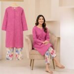 UnStitched Bonanza Lawn 2 PC - Elegant Summer Collection - Embroidered Chikankari Shirt - Embroidered Sleeves - Printed Trouser