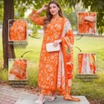 3 PCS UNSTITCHED SUIT -  Aneela Most Demanding Edition - FABRIC Digital printed lawn90/88 - Image 2