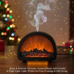 Portable Fireplace Flame Aromatherapy Machine, Oil Automatic Fragrance Diffuser - Image 5