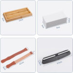 Knife Sharpening Stone Kit 4001000, 30008000 Grit Double Sided Whetstone WBase - Image 4