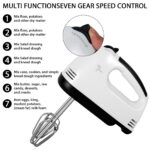 Electric Handheld Whisk 7 Speed Hand Mixer Kitchen Blender - Image 3