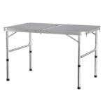 Folding Table Portable Foldable Camping Picnic Table, Extra Strength Aluminium Gardern Tables For Indoor Outdoor Party Dining - Image 5