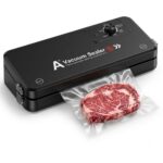 Vacuum Sealer Hand Machine  | Automatic Food Vacuum Sealer with 5 Reusable Vacuum Bags | Fresh Food Storage & Kitchen Saver