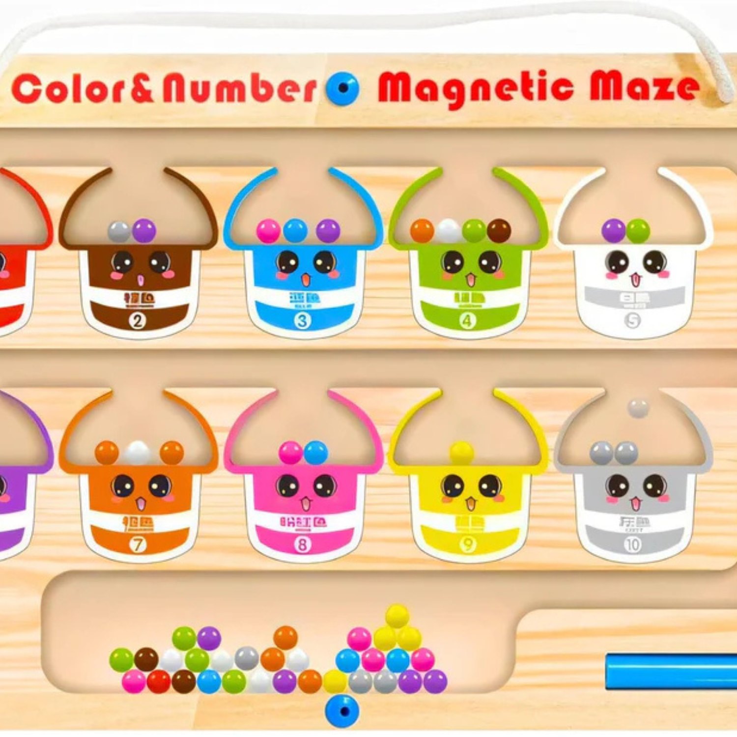 1 Magnetic Bead Counting Maze - Image 1