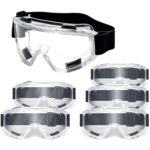 Protective Clear Anti-Fog Safety Goggles with Comfortable All-Day Wear