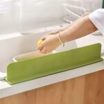 Large Size Silicone Sink Splash Guard Set | Non-Slip Water Barrier with Strong Suction Cups for Kitchen & Bathroom