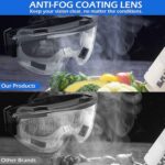 Protective Clear Anti-Fog Safety Goggles with Comfortable All-Day Wear - Image 2