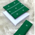 14 August Special 2 Piece Embroidered Lawn Suit – White & Green - Image 2