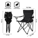 Folding Camping Chairs Portable Lightweight Outdoor Garden Beach Picnic Chair - Image 4