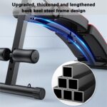 Sit Up Bench Adjustable Core ABS Workout Multipurpose Thigh Support For Home Gym - Image 7