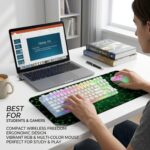 T87 Wireless Gaming Keyboard And Mouse Rainbow Backlit For PC Mac PS4 Xbox One - Image 2