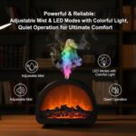 Portable Fireplace Flame Aromatherapy Machine, Oil Automatic Fragrance Diffuser - Image 6