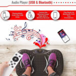 Vibration Plate Exercise Machine Home Workout Equipment Body Shaper Massager UK - Image 9