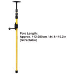 2.8 Meter Laser Leveling Telescoping Pole Adjustable Mounting Pole For Rotary And Line Lasers - Image 5