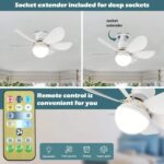 Flower Fan Light - Ceiling Fan with Light - Image 4