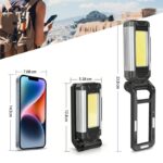 Rechargeable Work Light 2 Pack, 1,000 Lumens Camping Light