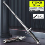 Outdoor Tactical Trekking Poles Retractable Camping Hiking Survival Stick Tools - Image 5