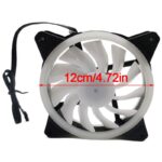 5pcs Desktop RGB Fans PC 120mm LED Cooling Fans With Remote And Controller New - Image 4