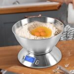 Compact Stainless Steel Electronic Kitchen Scale - Large Capacity Food Scale - Image 4