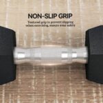 2x6kg Hex Dumbbells Set Rubber Dumbbells Weight Lifting Equipment Fitness Home Gym - Image 4