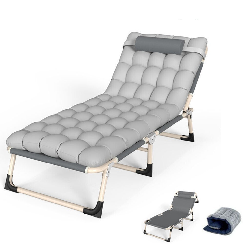 685cb745-89b9-46e9-85fb-abe04bbe6194.jpg Folding Bed Camping Travel Heavy Duty Foldable Lightweight With Mattress - Image 1
