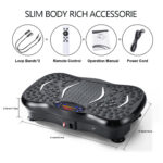Vibration Plate Exercise Machine Home Workout Equipment Body Shaper Massager UK - Image 4