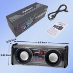 Portable Bluetooth Speaker With LED Lights&Transparent Casing - Image 8