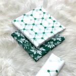 14 August Special 2 Piece Embroidered Lawn Suit – White & Green - Image 7