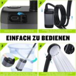 Rechargeable Portable Shower Camping Shower Camp Outdoor Shower Electric - Image 4
