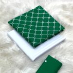 14 August Special 2 Piece Embroidered Lawn Suit – White & Green - Image 8