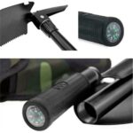 Multifunction Portable Mini Folding Shovel Outdoor Camping Spade Compass UK - Image 8