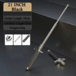 Outdoor Tactical Trekking Poles Retractable Camping Hiking Survival Stick Tools - Image 3
