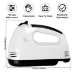 Electric Handheld Whisk 7 Speed Hand Mixer Kitchen Blender - Image 8