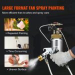 Spray Paint Pressure Pot Tank, 2L/0.5gal Lightweight Air Paint Pressure Pot, 1.8mm Nozzle Spray Paint Gun 3m Hoses For Home Decoration Architecture Construction Automotive Painting, 45PSI Max - Image 3