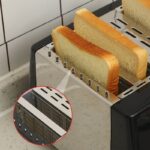Kitchen Toaster 4 Slice Steel Variable  Defrost Reheat Extra Wide Slot - Image 3