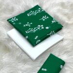 14 August Special 2 Piece Embroidered Lawn Suit – White & Green - Image 9