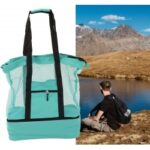 Waterproof Beach Bag With Cooler Compartment - Beach Tote Bag - Image 4