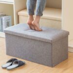 Foldable Ottoman Seat Toy Storage Box Foot Stool Bench UK--40 Cm X 25 Cm X 25 Cm - Image 6