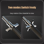 Outdoor Tactical Trekking Poles Retractable Camping Hiking Survival Stick Tools - Image 4