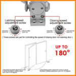 40-65KG Heavy Duty Fire Rated Overhead Door Closer Opener Adjustable Soft Close - Image 10