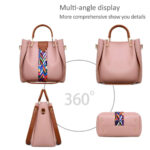 Women Handbags Shoulder Bags 4 Pcs Handbags For Ladies Top-Handles Crossbody Bags Purse Wallet - Image 6
