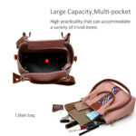 Women Handbags Shoulder Bags 4 Pcs Handbags For Ladies Top-Handles Crossbody Bags Purse Wallet - Image 9