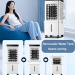 12L Portable Cooler Air Conditioning Unit Fan Humidifier W Remote Control 3 Gear - Image 7