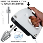 Electric Handheld Whisk 7 Speed Hand Mixer Kitchen Blender - Image 10