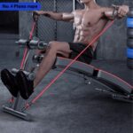 Sit Up Bench Adjustable Core ABS Workout Multipurpose Thigh Support For Home Gym - Image 5