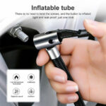 Digital Display Car Tire Inflator Portable, 12V DC Air Compressor W&LED Light - Image 3