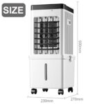 12L Portable Cooler Air Conditioning Unit Fan Humidifier W Remote Control 3 Gear - Image 3
